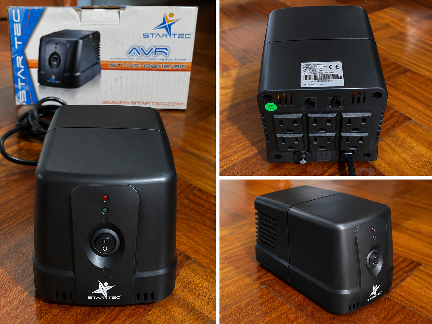 Regulador automático de voltaje (AVR) STARTEC ST-VR-06/12/20